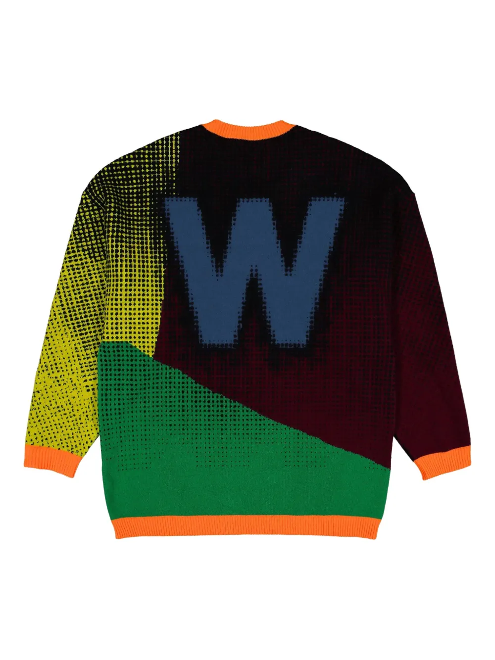 Walter Van Beirendonck We Come In Peace jumper - Groen