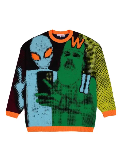 Walter Van Beirendonck "We Come In Peace" jumper