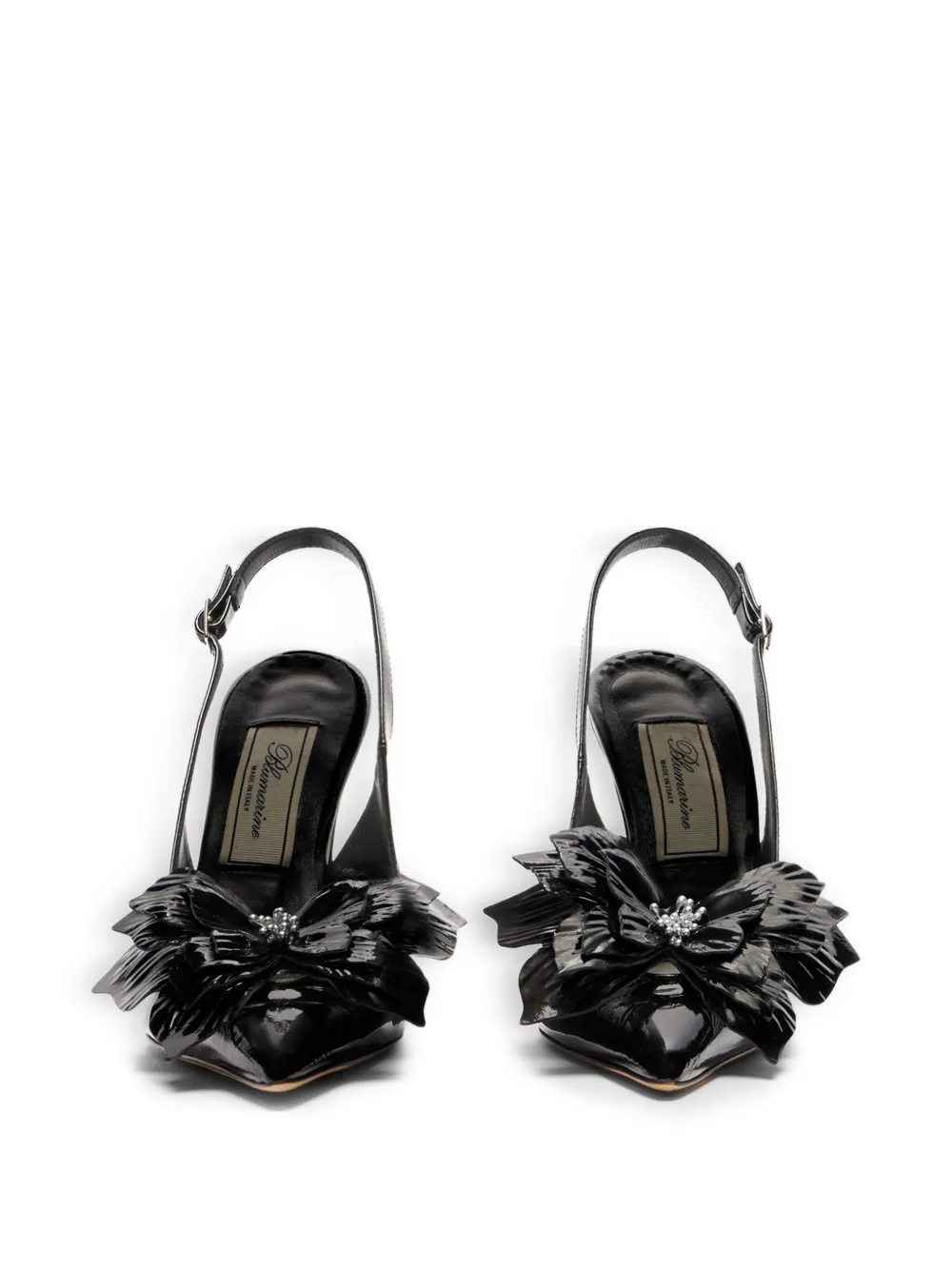 Blumarine Slingback pumps verfraaid met strik Zwart