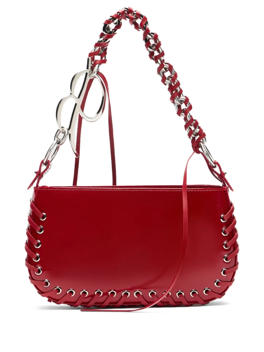 Blumarine logo-detail shoulder bag | Red | Image 1