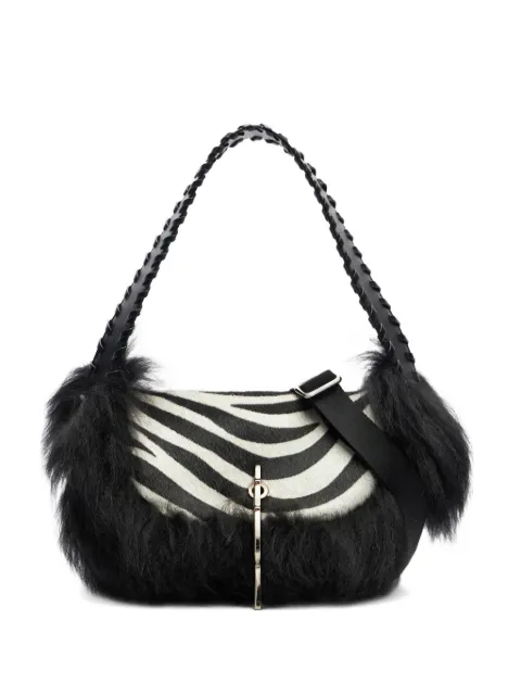 Blumarine mini zebra-print shoulder bag