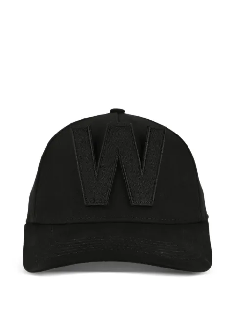 Walter Van Beirendonck W letter-appliqué cap