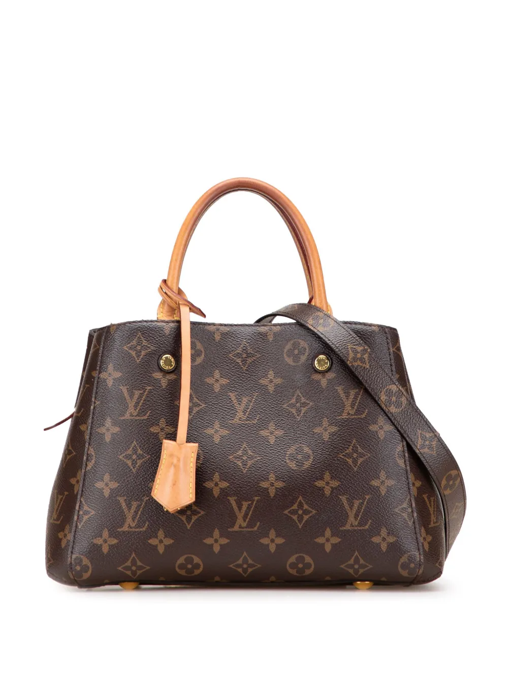 Louis Vuitton Pre-Owned 2020 モノグラム モンテーニュ BB サッチェルバッグ - ブラウン Louis Vuitton Pre-Owned 2020 モノグラム モンテーニュ BB サッチェルバッグ - ブラウン