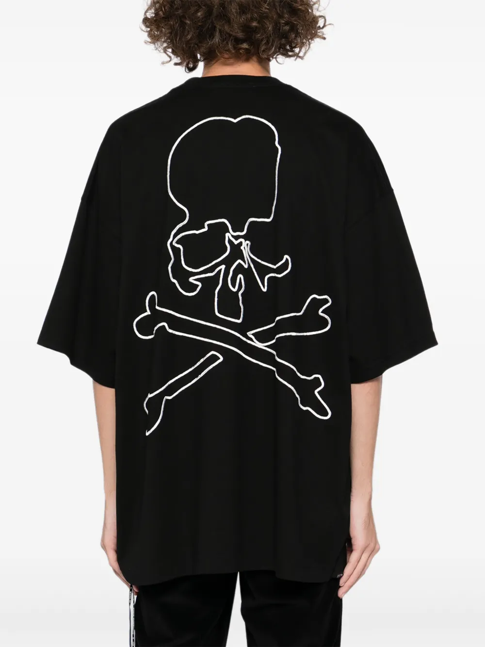 Mastermind World T-shirt met geborduurd logo Zwart