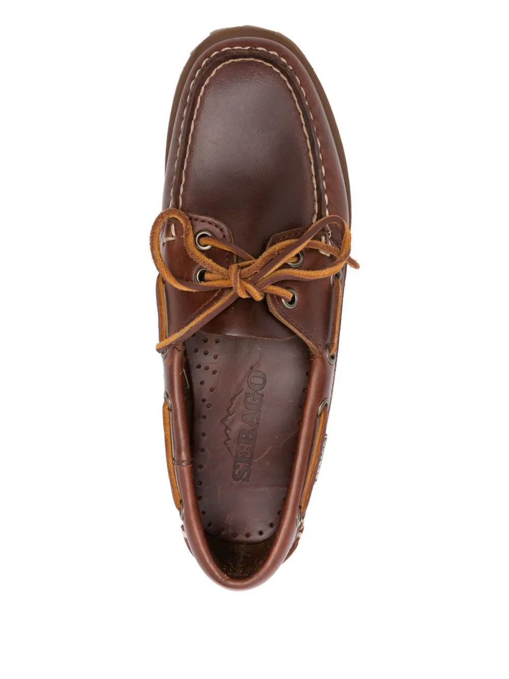 Sebago Leather Loafers In Brown