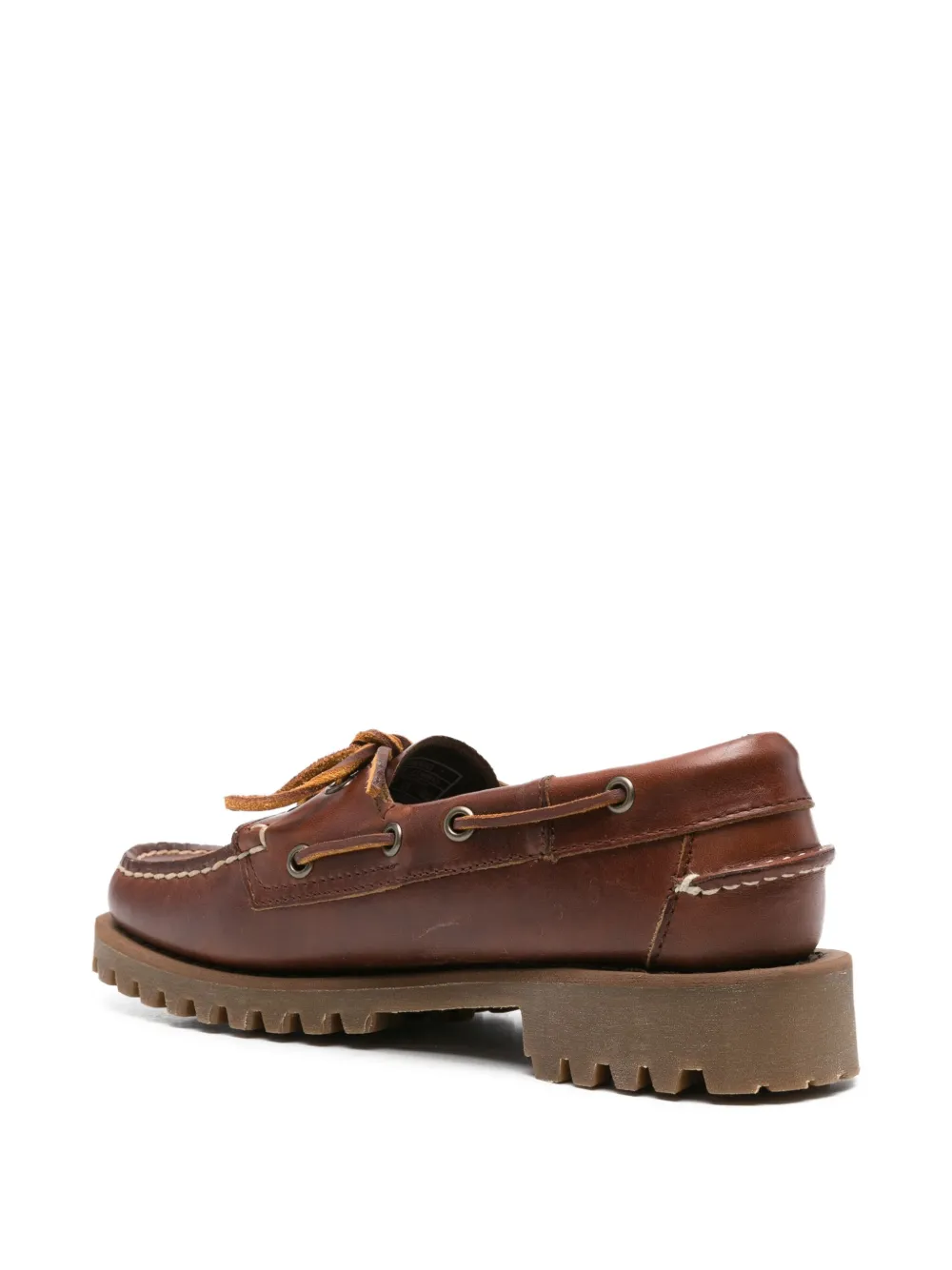 Sebago Leather Loafers In Brown