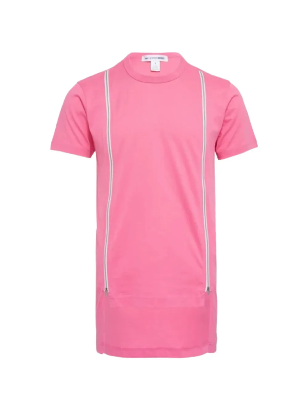 Comme Des Gar&ccedil;ons Shirt zip T-shirt - Roze