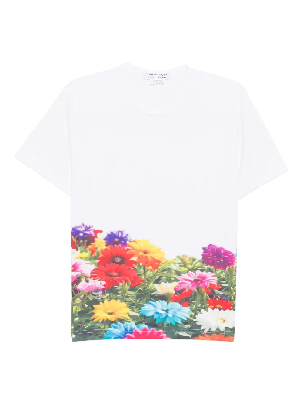 Comme Des Garçons Comme Des Garçons all-over print T-shirt - Bianco