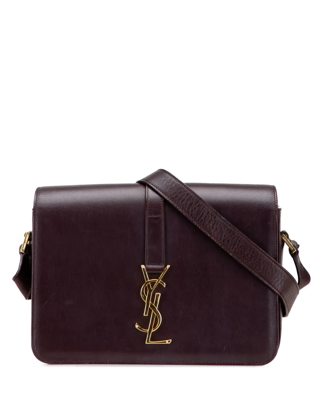 Saint Laurent Pre-Owned 2014 Medium Leather Monogram Universite Bag crossbody bag | Red | Image 1