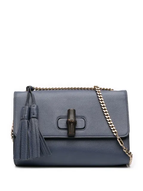 Gucci Pre-Owned 2016-2025 Medium Leather Miss Bamboo crossbody bag