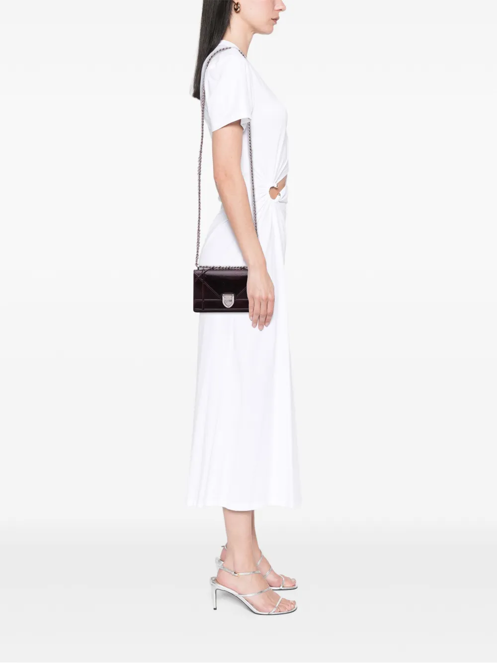 Christian Dior Pre-Owned 2015 Mini Grained Calfskin Diorama Flap crossbody bag | Pre-Owned | Image 2