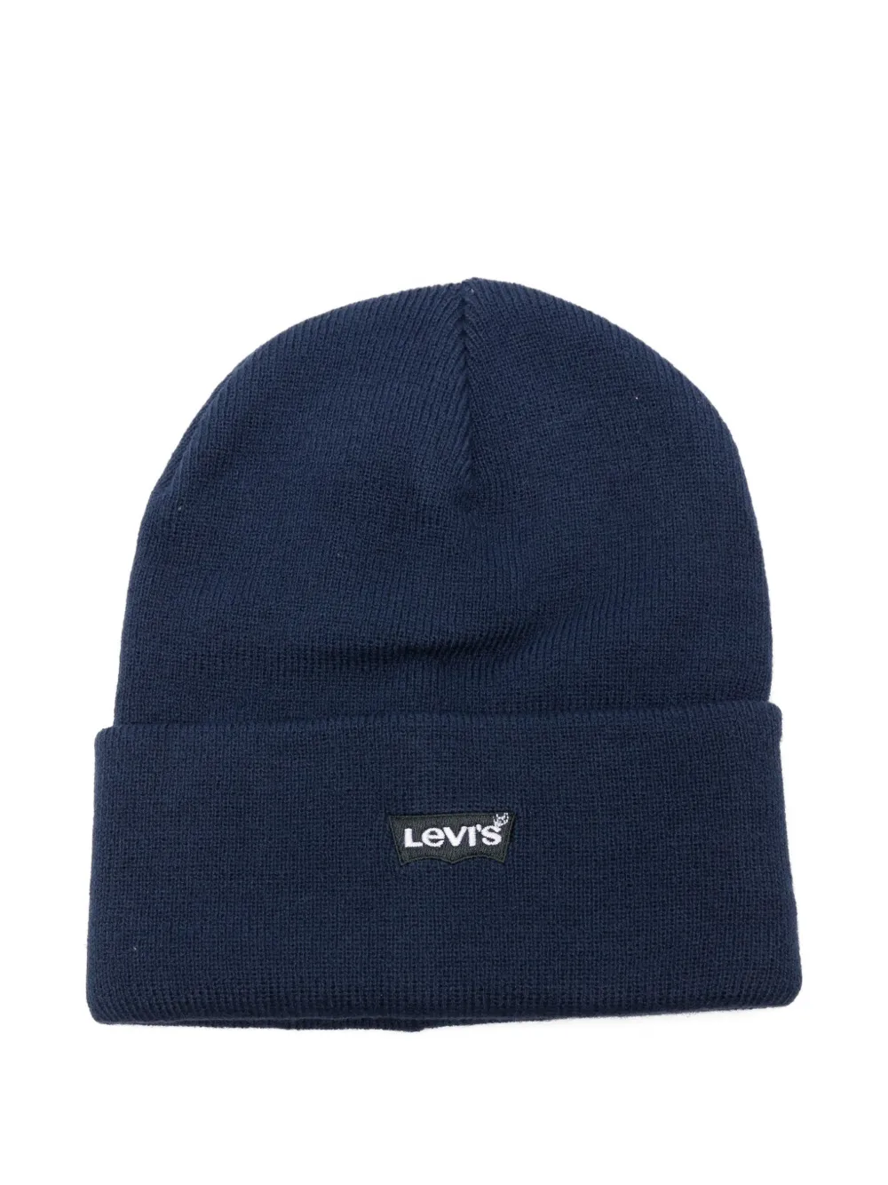 Levi's Logo-patch Beanie In Blue