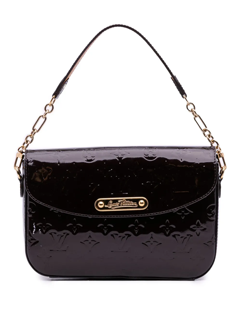 Louis Vuitton Pre-Owned 1990-2025 モノグラム ヴェルニ ロデオ ドライブ サッチェルバッグ - パープル Louis Vuitton Pre-Owned 1990-2025 モノグラム ヴェルニ ロデオ ドライブ サッチェルバッグ - パープル