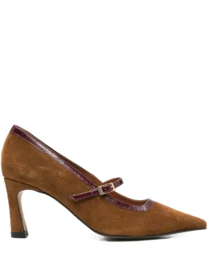 Lauren Ralph Lauren 70mm Lanette pointed-toe Suede Pumps  LAUREN Ralph Lauren Lanette Pointed Toe Pumps Heels Brown Suede Size 11 main image 0