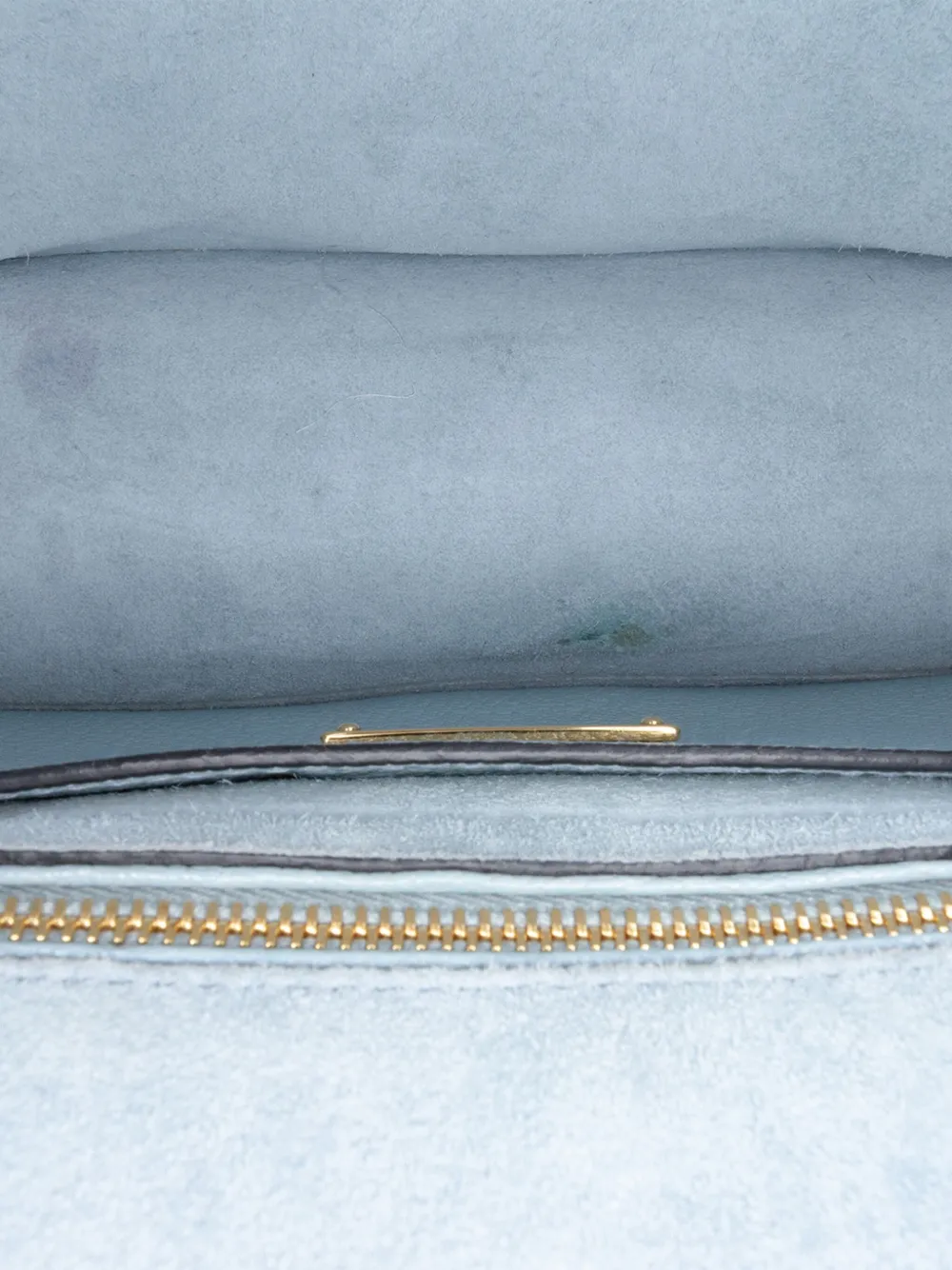 Pre-owned Miu Miu 2010-2025 Goatskin Madras Soft Calf Crystal Embellished Crossbody Bag In Blue