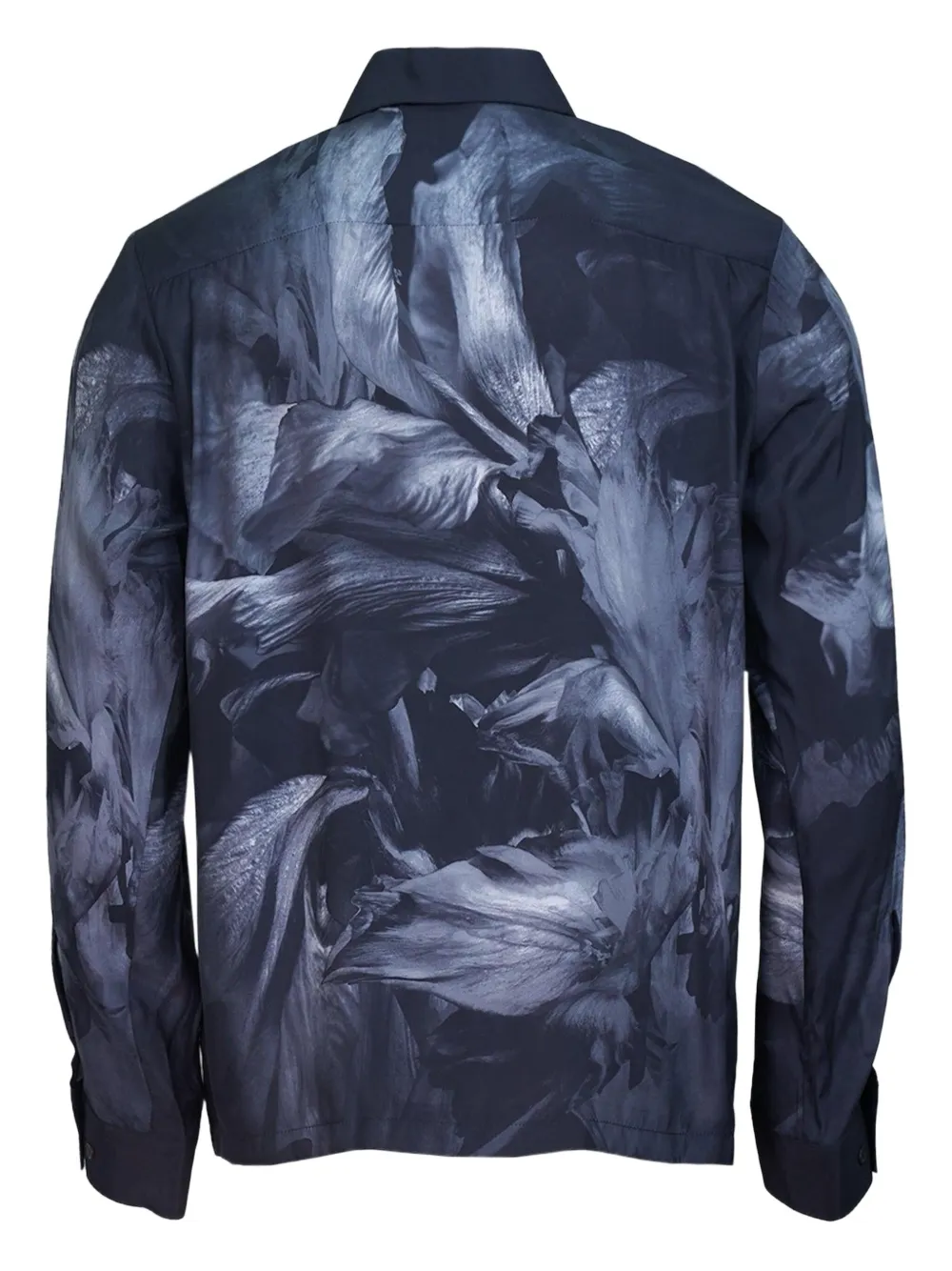 Taakk floral-print shirt - Blauw