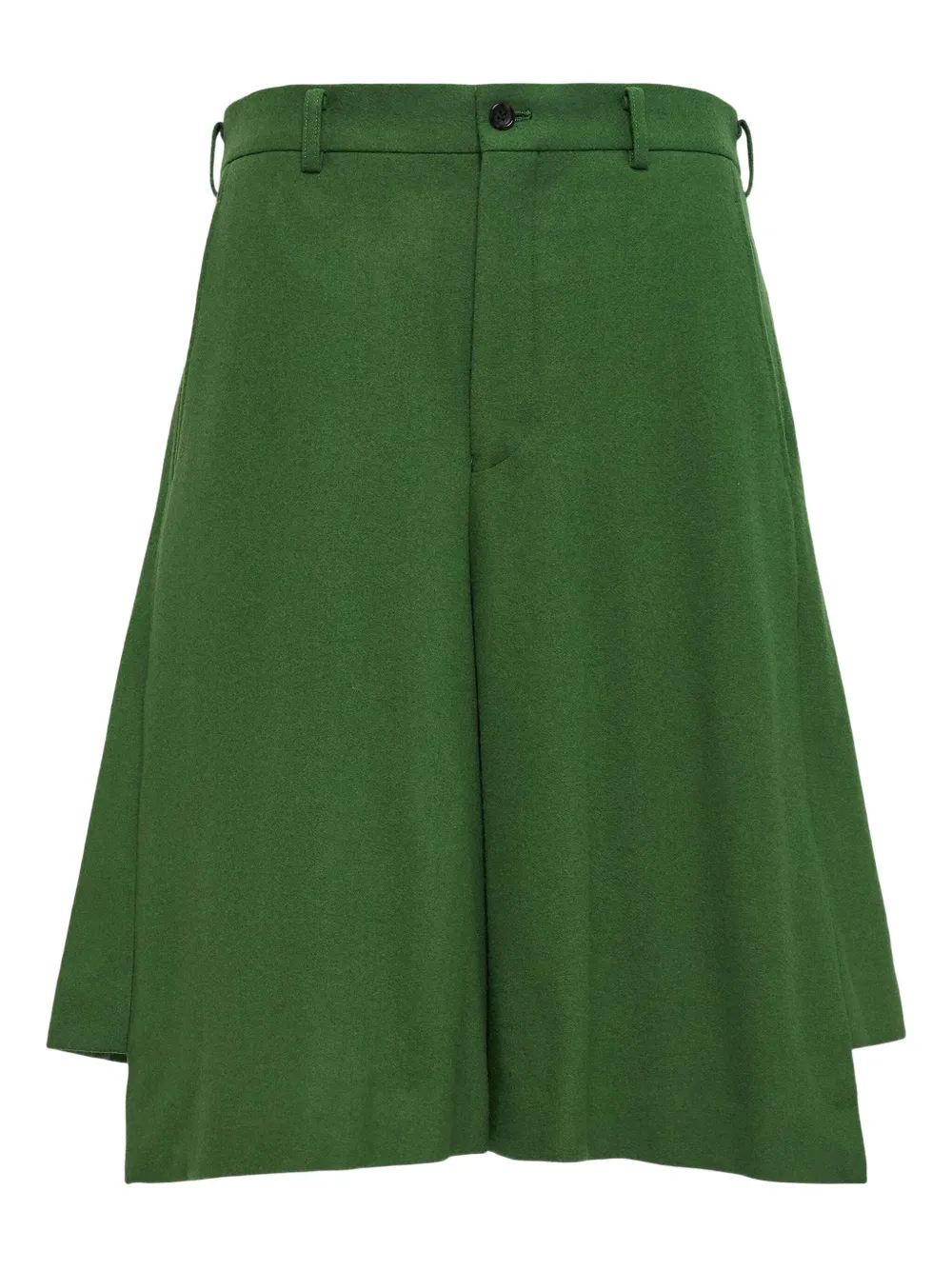 Comme des Garçons Homme Plus buttoned shorts | Green | Image 1