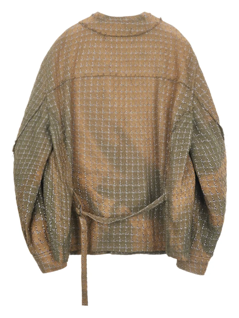 JiyongKim collarless tweed jacket | Military Jackets | Image 2