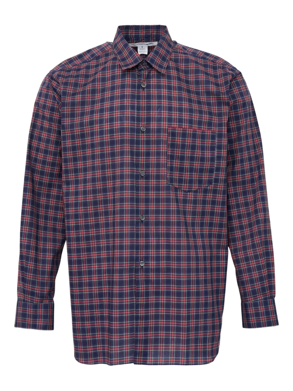 Comme Des Garçons Shirt plaid chest-pocket shirt – Blue Comme Des Garçons Shirt plaid chest-pocket shirt – Blue