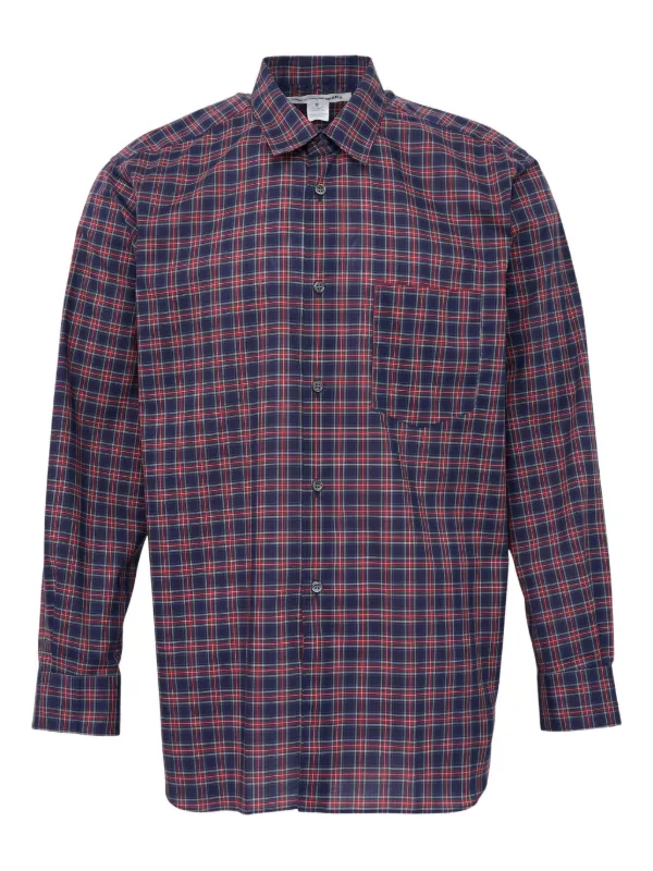 Comme Des Garçons Shirt チェストポケット シャツ | ブルー | FARFETCH JP
