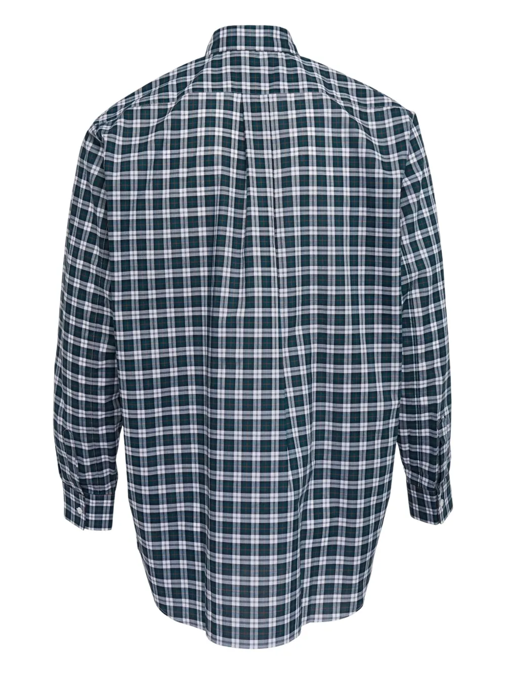Comme Des Garçons Shirt plaid chest-pocket shirt - Groen