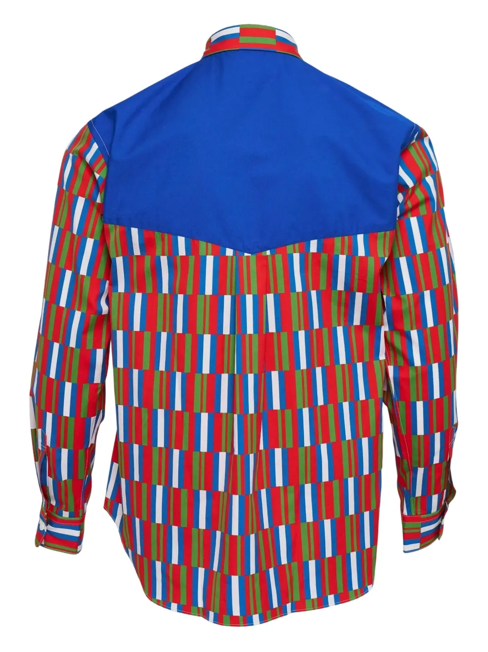 Comme des Garçons Homme Deux Overhemd met patroon - Rood