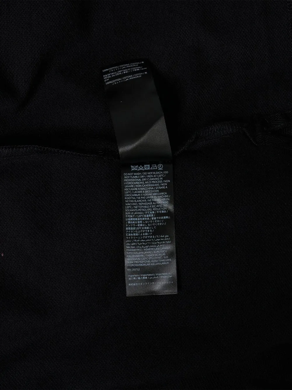 AMIRI MA Crest poloshirt Zwart