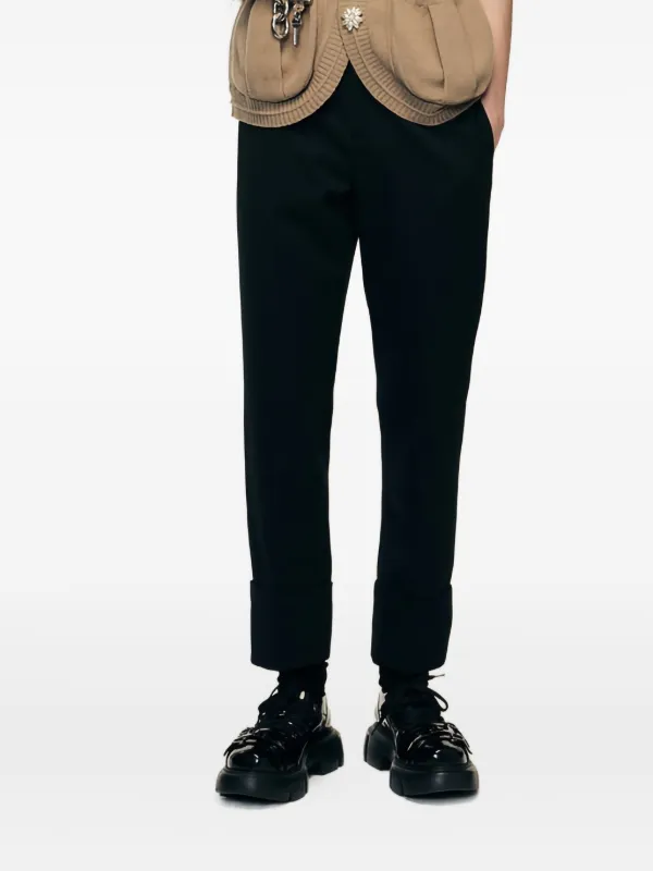 Simone Rocha Cuffed Trousers in Black