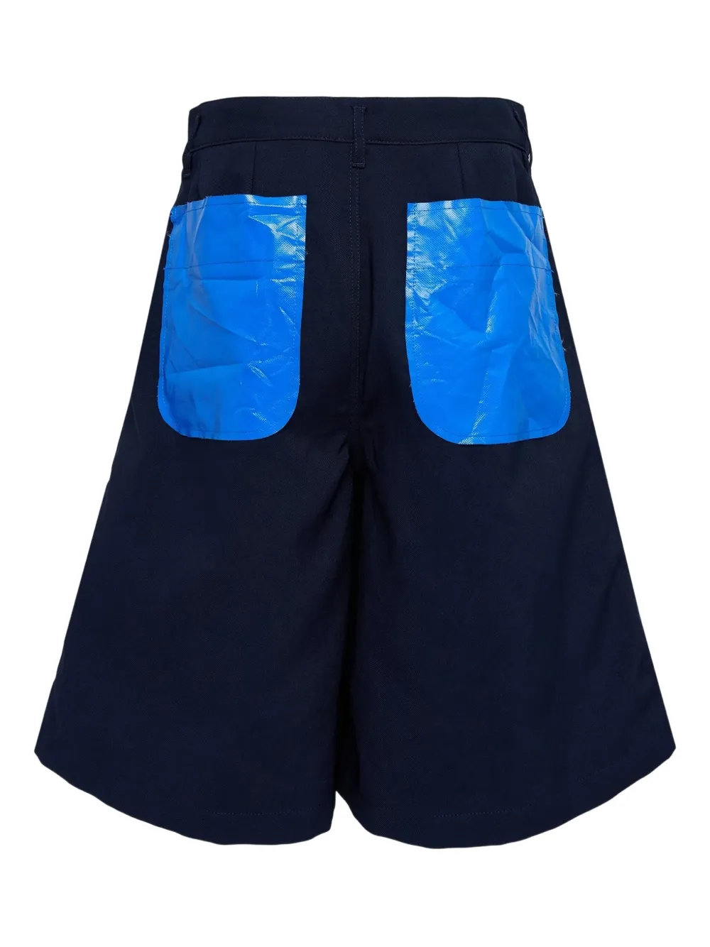Comme Des Garçons Shirt contrast-pocket shorts - Blauw
