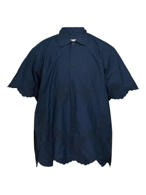 Diomene scalloped embroidered shirt