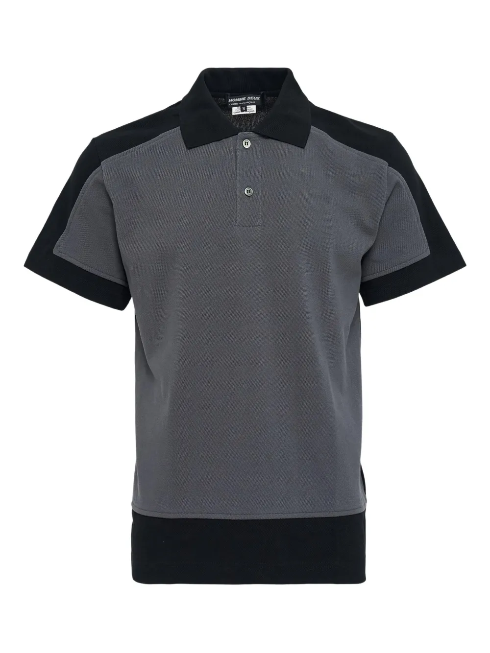 Comme des Garçons Homme Deux playera tipo polo con botones | gris | Image 1