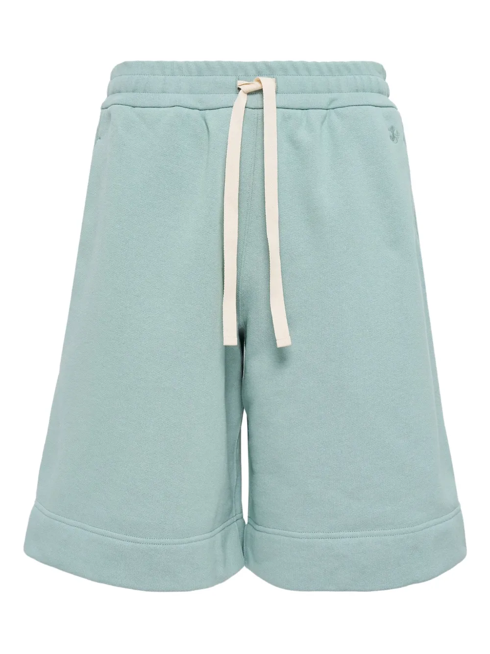 Jil Sander drawstring patch-pocket track shorts | Blue | Image 1