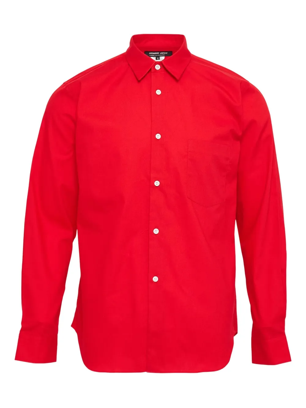 Comme des Garçons Homme Deux camisa Broad | rojo | Image 1