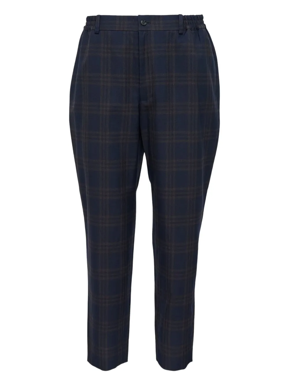 Comme des Garçons Homme Deux check-print trousers | Blue | Image 1