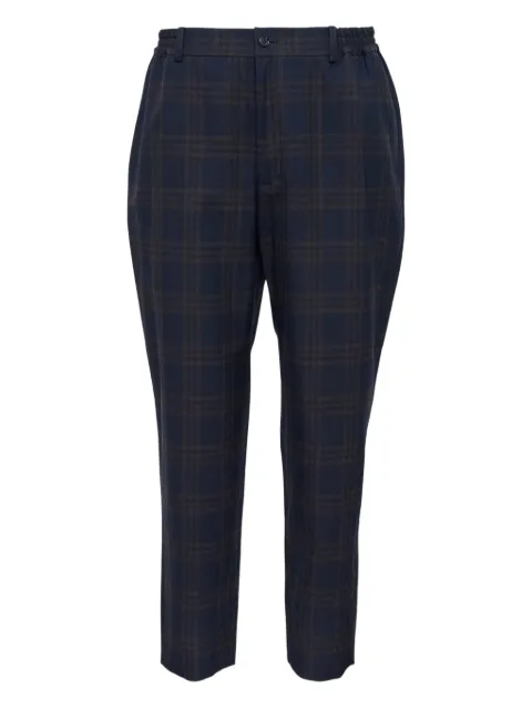 Comme des Garçons Homme Deux check-print trousers