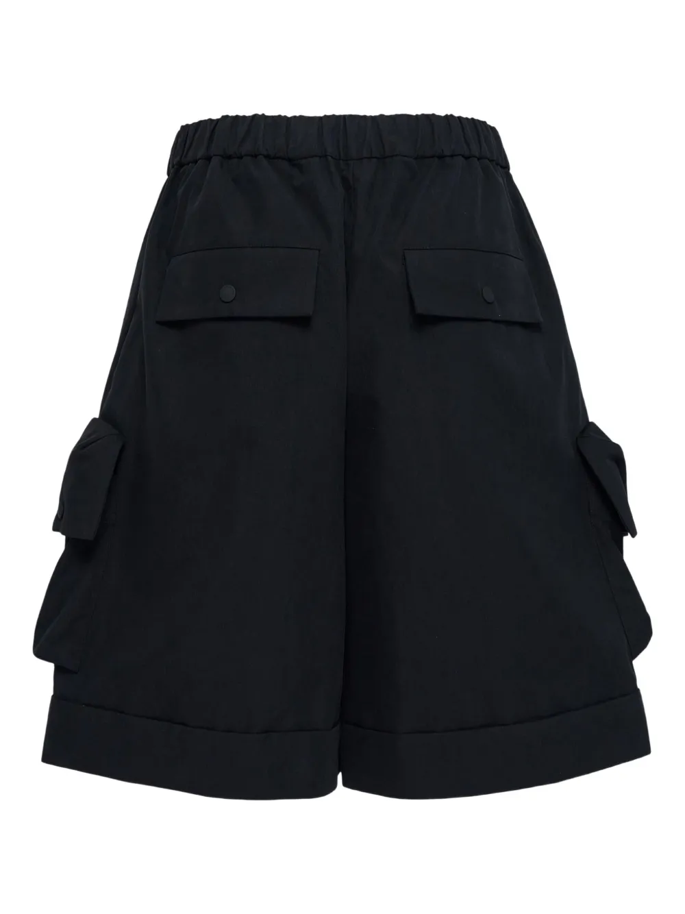 Simone Rocha cargo-pocket drawstring-fastening shorts - Zwart