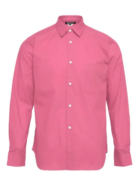 Comme des Garçons Homme Deux camisa manga larga con bolsillo de parche