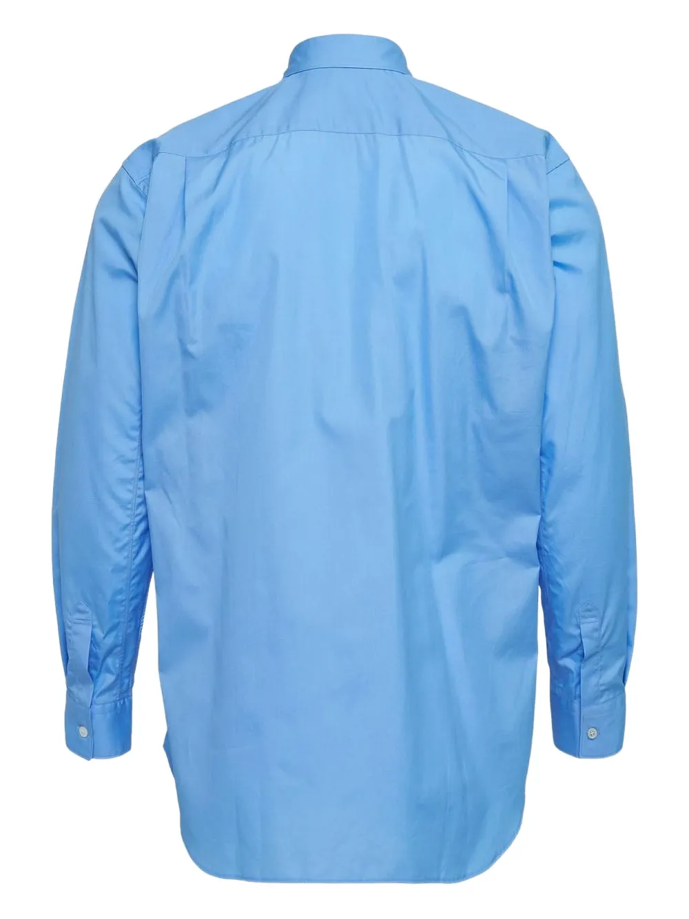 Comme Des Garçons Shirt Overhemd met patchwork - Blauw