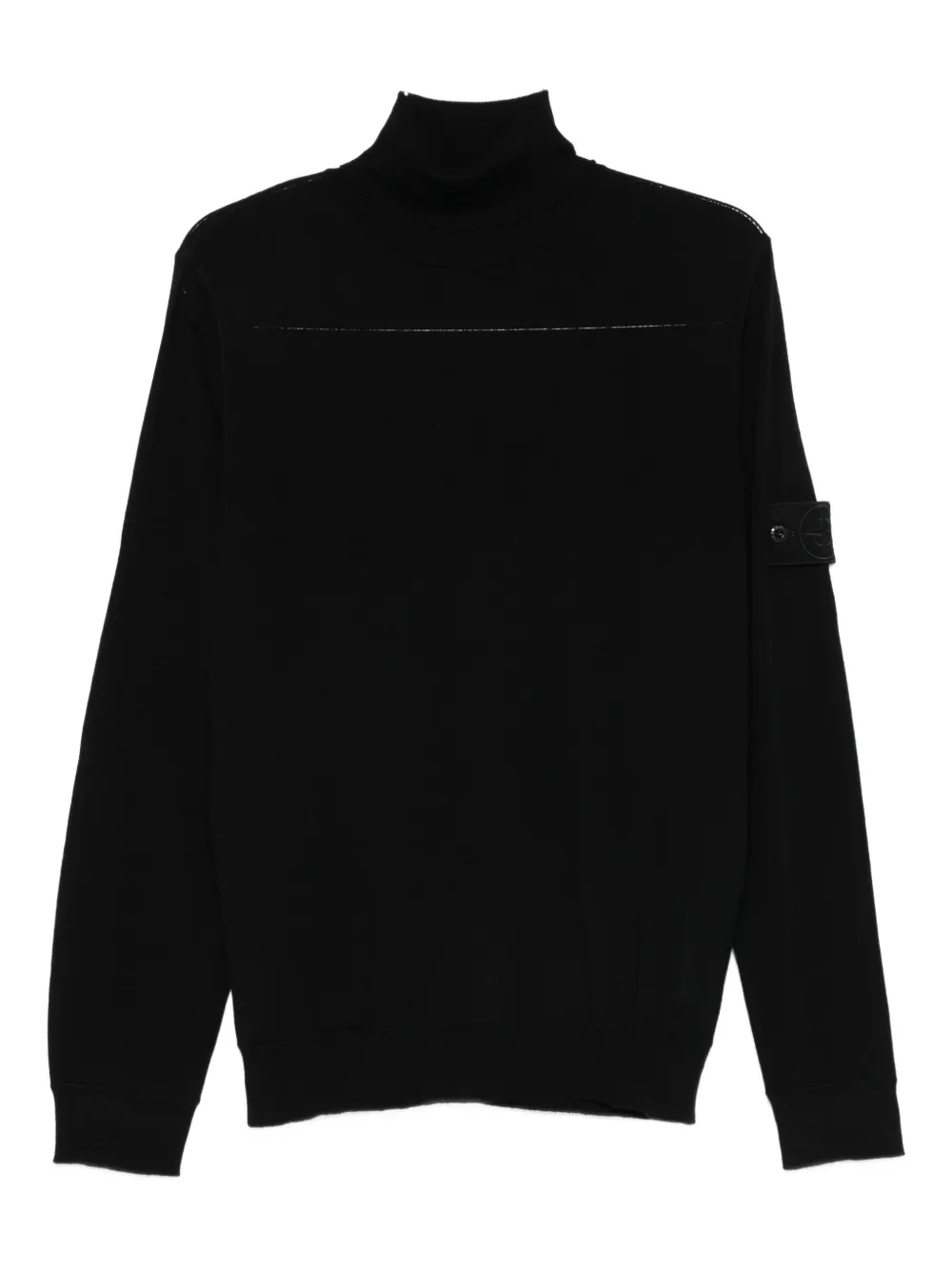 Stone Island suéter con cuello vuelto | negro | Image 1
