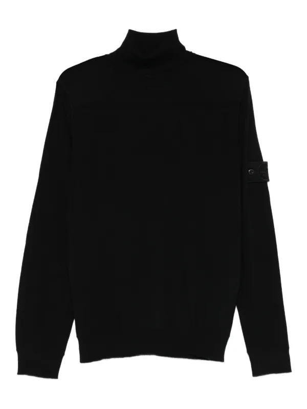 Stone Island タートルネック セーター | ブラック | FARFETCH JP