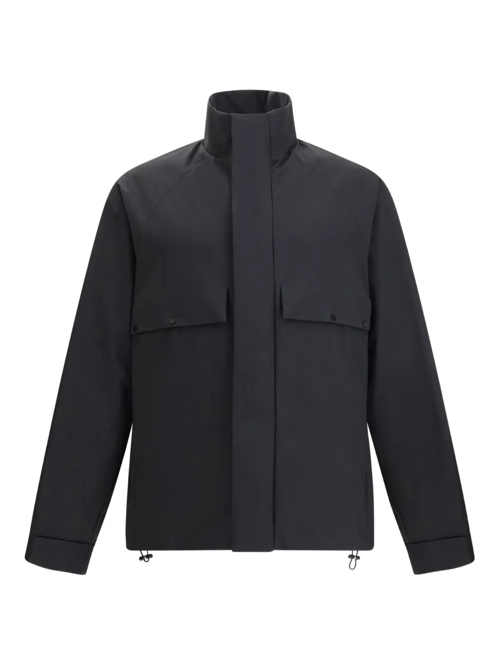 Moncler high-neck flap-pocket jacket | Black | Image 1