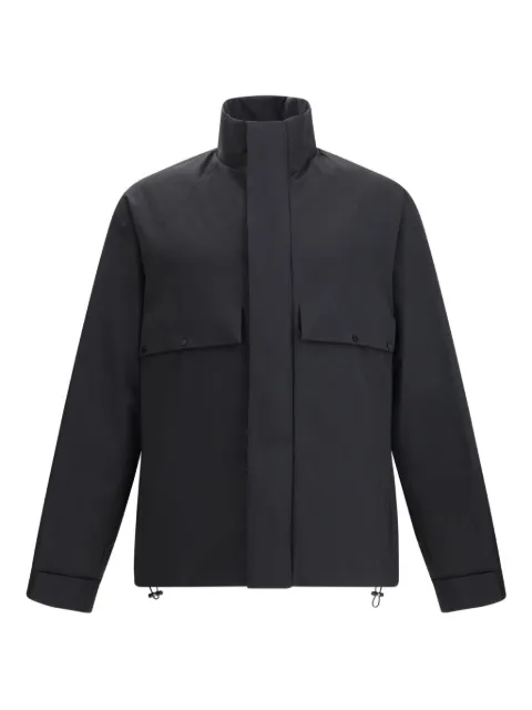 Moncler high-neck flap-pocket jacket