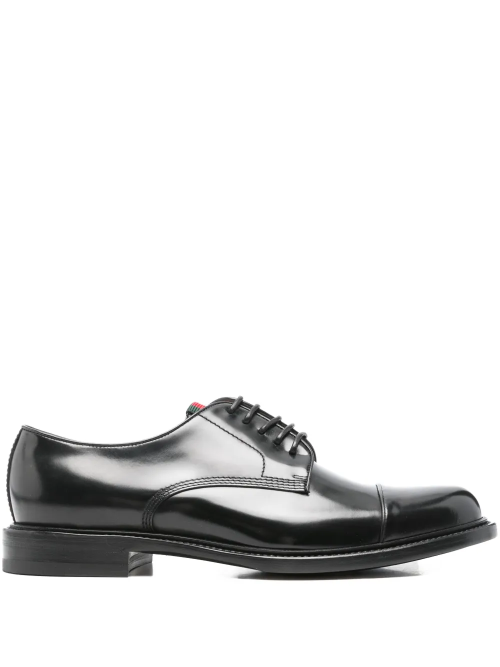 Gucci Leren derby schoenen Zwart