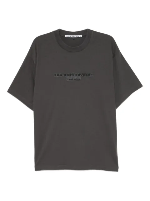 Alexander Wang playera con logo bordado