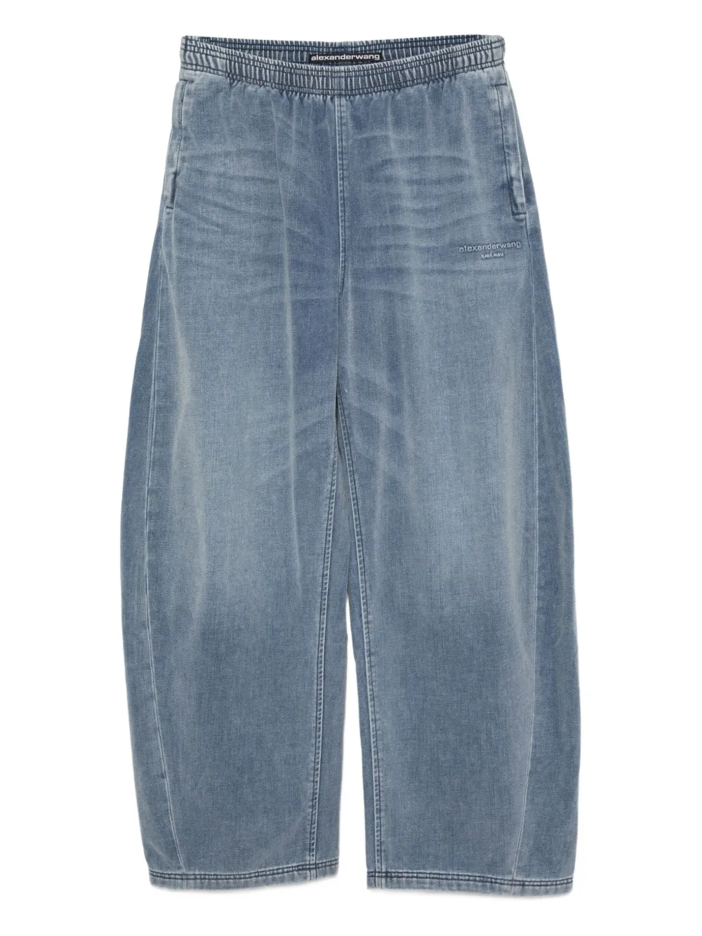 Alexander Wang logo-embossed trousers | Blue | Image 1