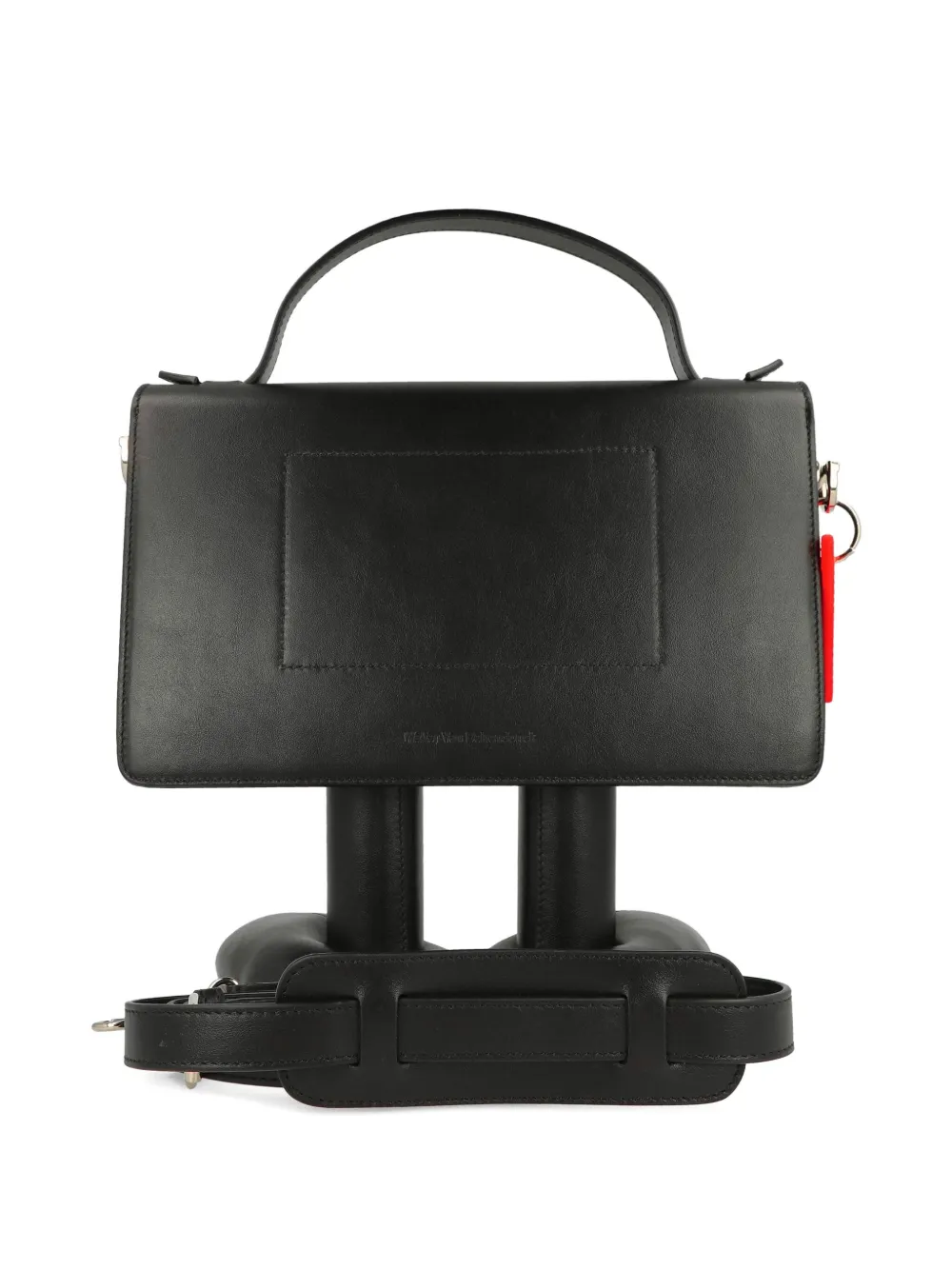 Walter Van Beirendonck Alien leather tote bag - Zwart