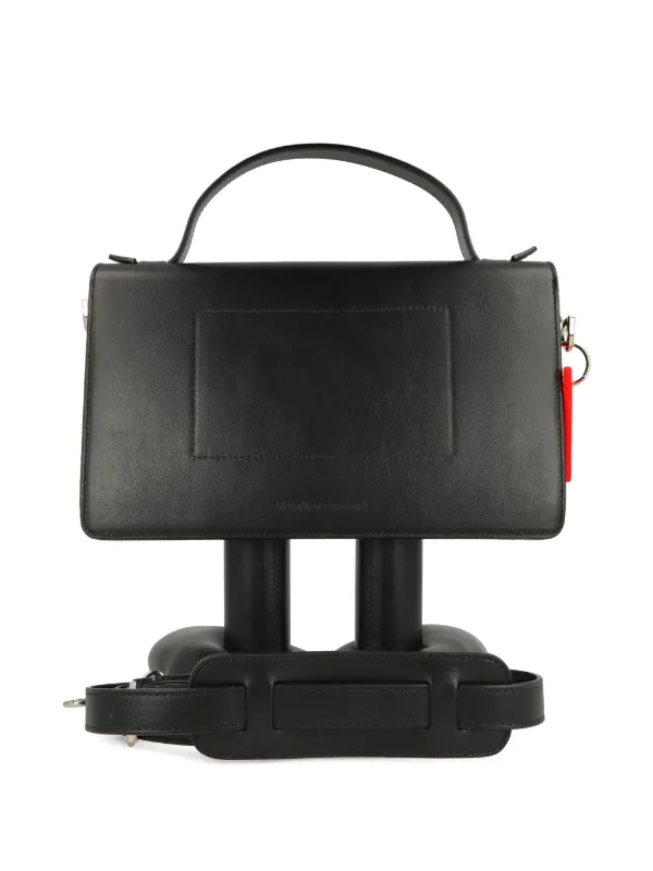 Walter Van Beirendonck Alien Leather Tote Bag | Black | FARFETCH