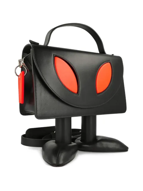 Walter Van Beirendonck Alien leather tote bag
