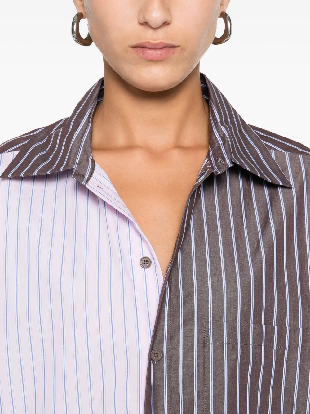 Stine Goya Gestreept blouse Rood