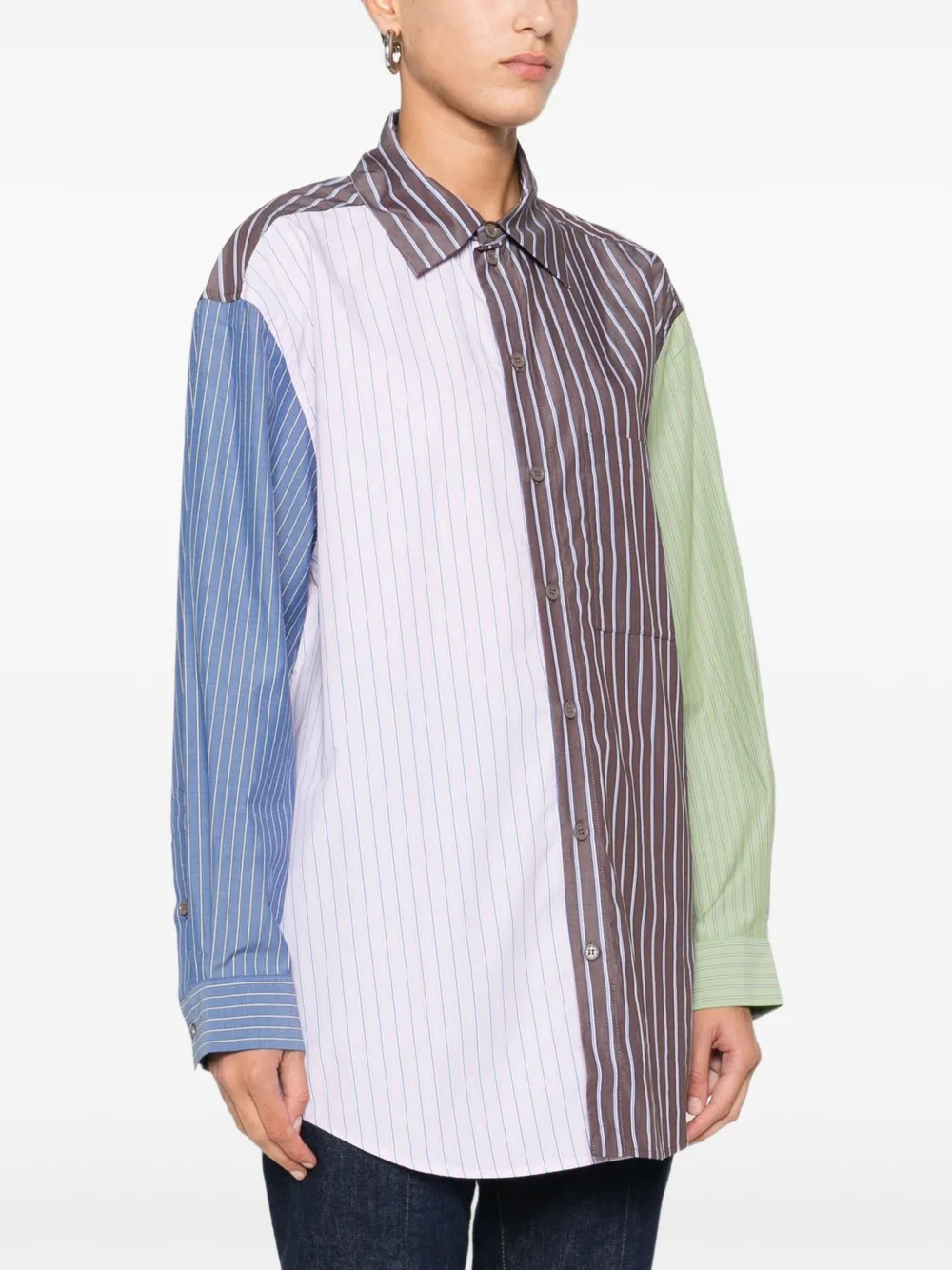 Stine Goya Gestreept blouse Rood